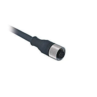 S80-2M - 8-Pin M12 Connection Line, Halogen-Free & Durable PUR Cable
