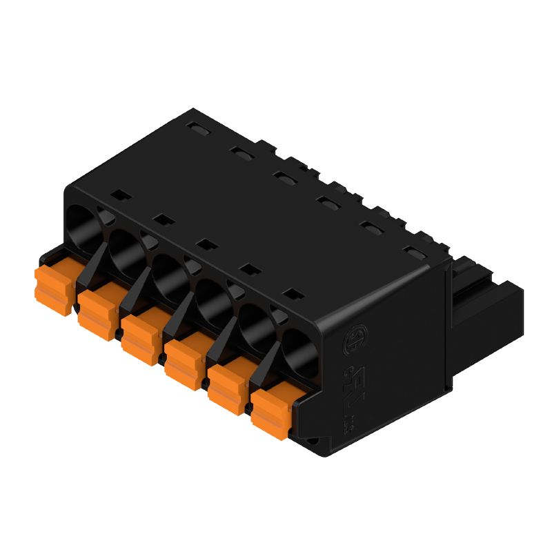 1013470000 - 5.08mm 6-Pole Female PCB Connector, 180° Design  (Pack of 60)