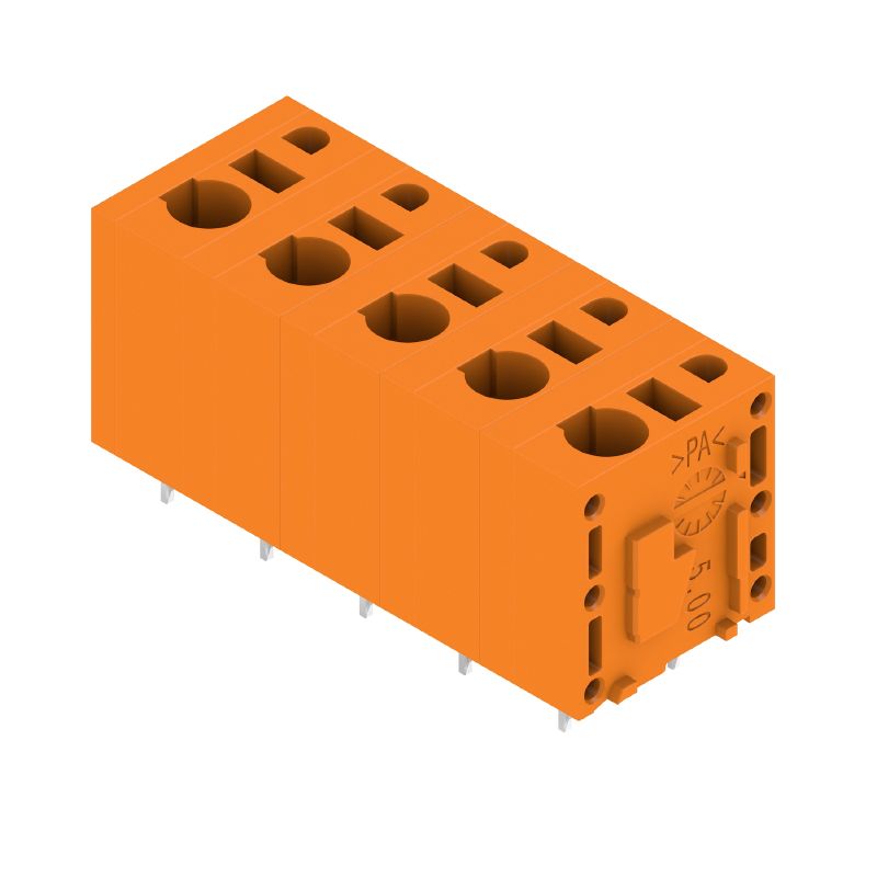 2774790000 - 5-Pole 7.50mm PCB Terminal, Orange, 3.5mm Solder Pin  (Pack of 40)