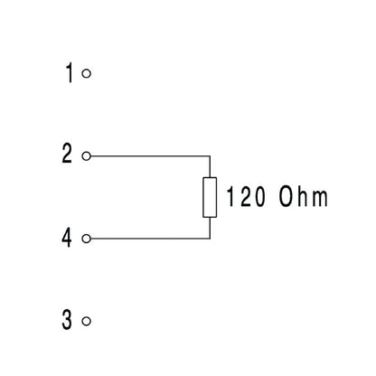 1955340000 - IP67 M8 Connector Assembly with 4 Poles
