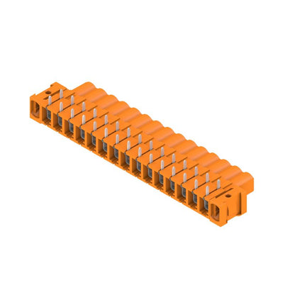 1843880000 - 5.08mm Orange PCB Plug Connector for 15 Poles  (Pack of 18)