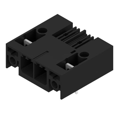 2499680000 - 7.62mm Male PCB Connector, 2 Poles, 90° Angle, Black  (Pack of 60)