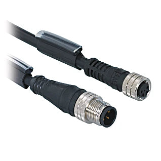 BG7SG2V1-2M - 2m M8 to M12 Connection Cable, IP67 Rated