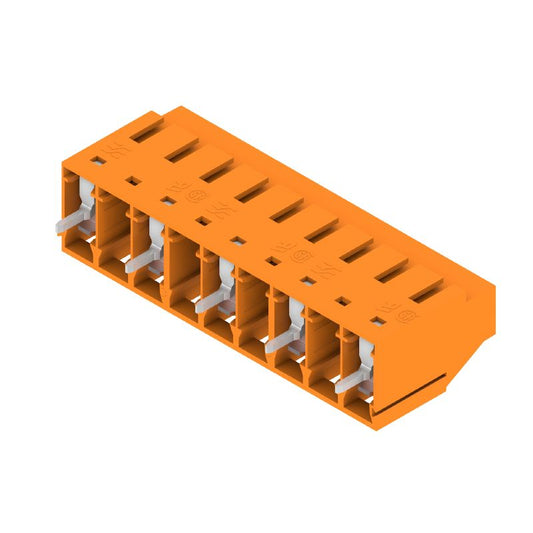 2613360000 - 10mm Pitch Orange 5-Pole PCB Terminal with 90° Orientation  (Pack of 50)