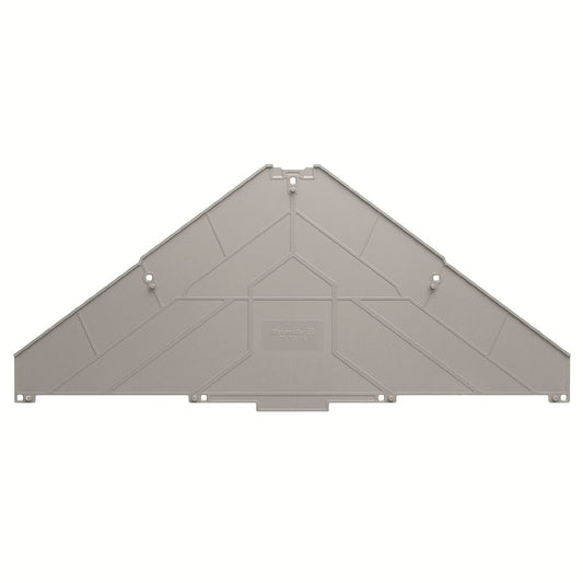 1297870000 - Durable Grey Polycarbonate Partition Plate for Horizontal Use  (Pack of 10)