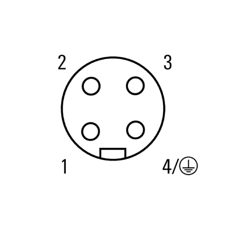 1292140500 - 5m PUR Sensor/Actuator Cable, 7/8" Female Socket