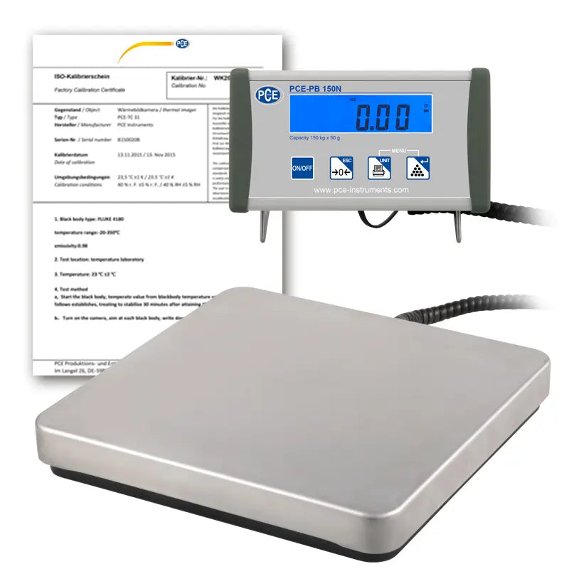 PCE-PB 150N - 150kg Checkweighing Scale with USB & ISO Calibration