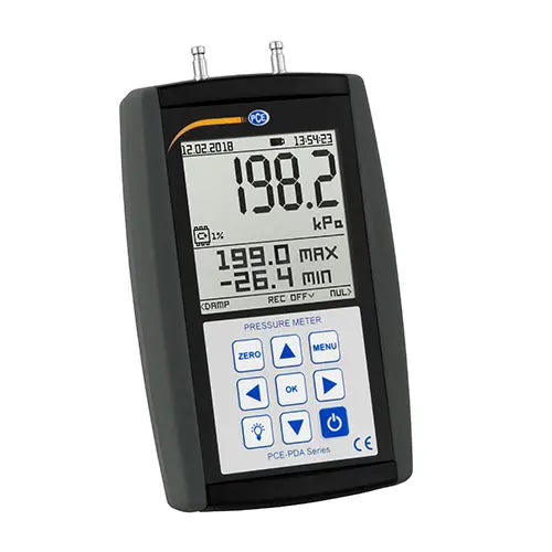 PCE-PDA 10L - Dual Display Manometer for Pressure Measurements & Leak Testing