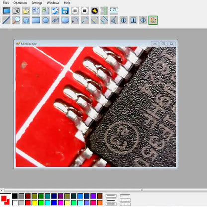 PCE-MM 800 - USB Microscope with 1600x Magnification and Adjustable LED Lighting