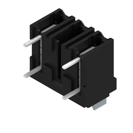 2738750000 - 5.08mm Terminal Block, 3 Poles, 90° Connection, Push-In Wiring  (Pack of 38)