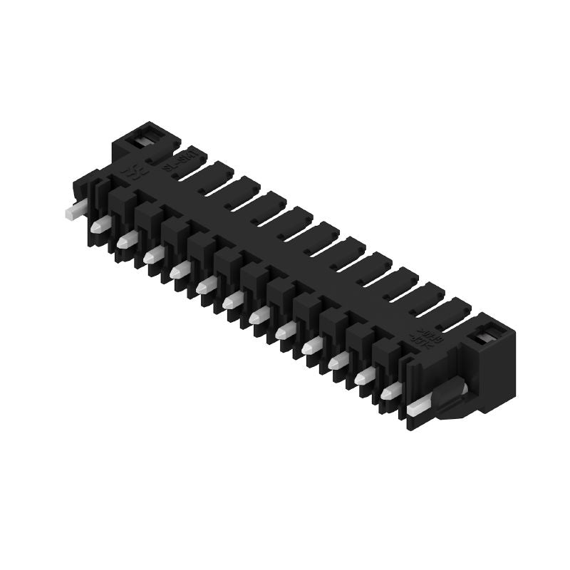 1045040000 - 12-Pole 3.50mm PCB Connector with Solder Flange, 180° Elbow  (Pack of 230)