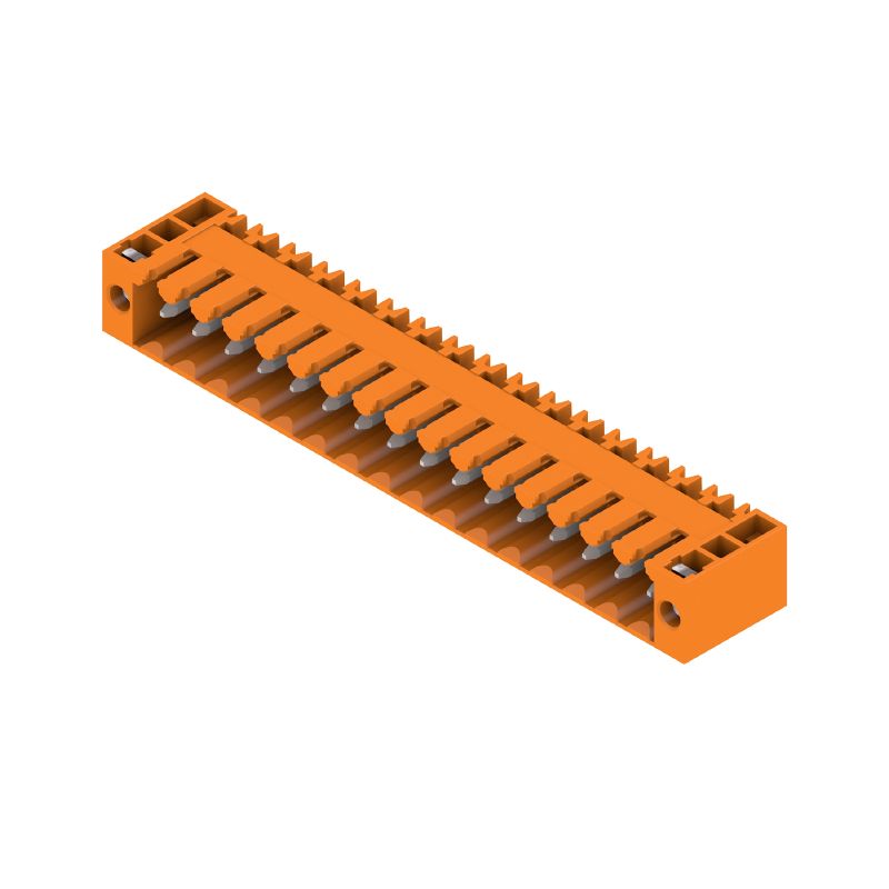 1607180000 - 3.50mm PCB Connector, 16 Poles, 90° Angle, Orange  (Pack of 50)