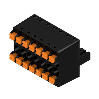 1000910000 - 5.08mm 7-Pole Female PCB Connector, 180° Push-In Design  (Pack of 32)