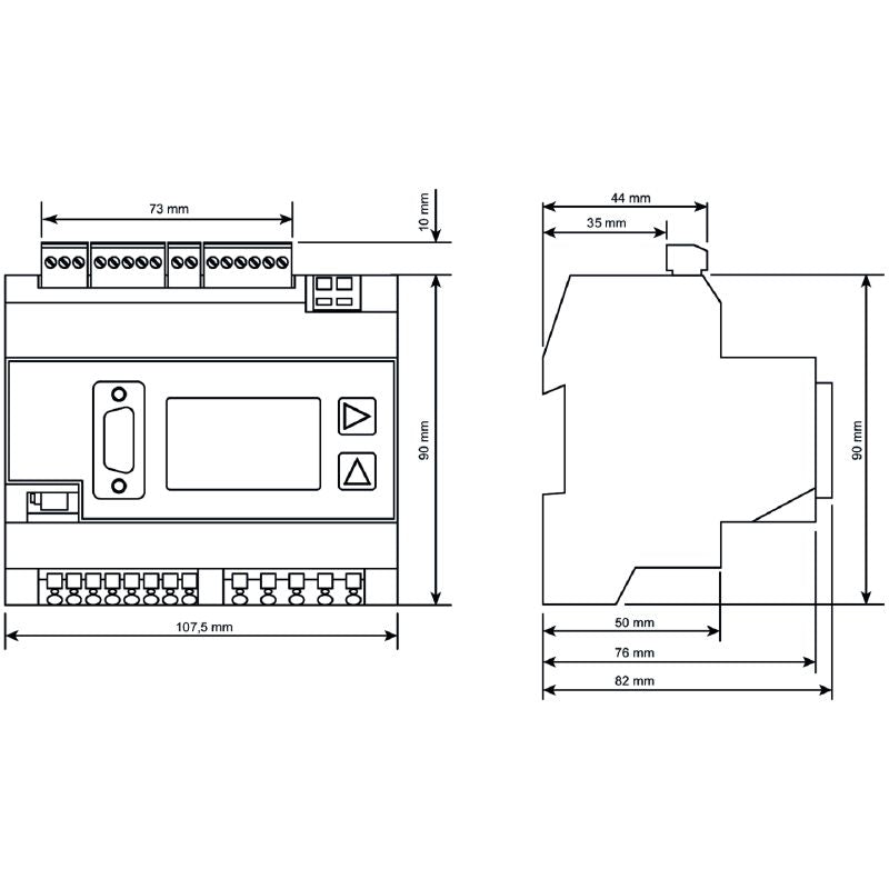 2489780000 - D550-24 Energy Analyser for Precise Monitoring, Up to 5000 A