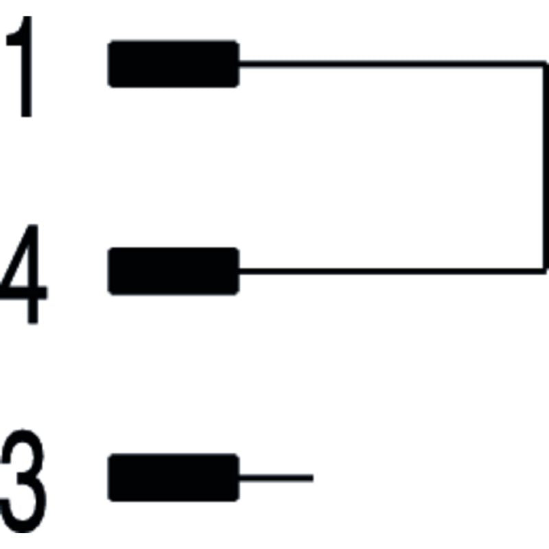 2662450000 - IP67 Rated M8 3-Pole Connector, -25 to 85°C, 4.4g