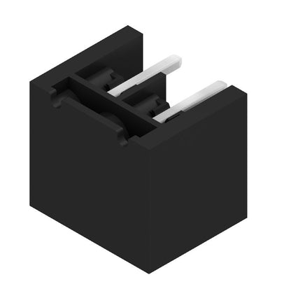 1877370000 - 5.08mm Male PCB Connector, 2 Poles, 3.2mm Pins, Black Finish  (Pack of 100)