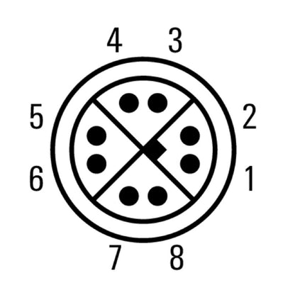 1324020000 - IP67 Cat.6A Plug with High-Temperature Range -40°C to 85°C  (Pack of 10)