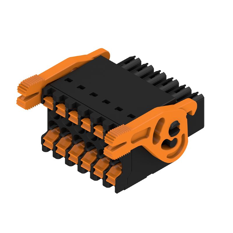1519920000 - 12-Pole PCB Connector with PUSH IN Mechanism, 180° Orientation  (Pack of 66)
