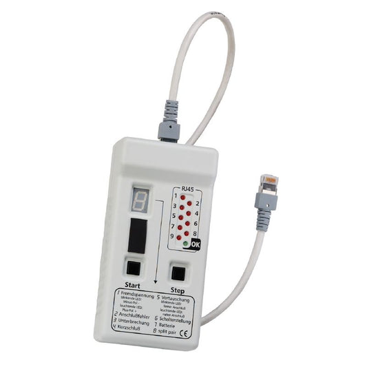 8808420000 - Digital Continuity Tester for Data Cables with 9V Battery