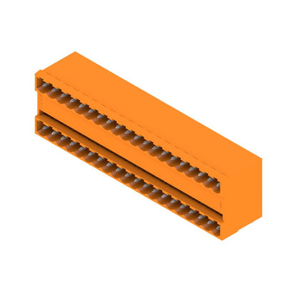 1614530000 - 5.00mm PCB Male Header Connector, 40 Poles, Tinned Orange  (Pack of 10)