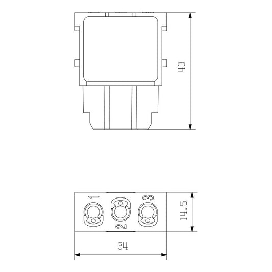 1429350000 - 690V/40A Power Module with Female Crimp Connection