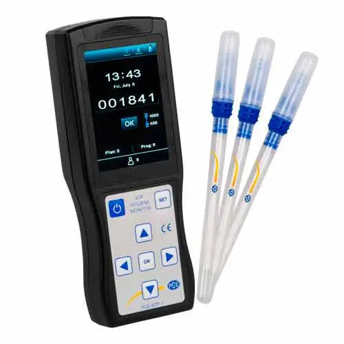 PCE-ATP 1-KIT - Fast Hygiene Tester with Bluetooth, 100 Swabs, and LCD Display