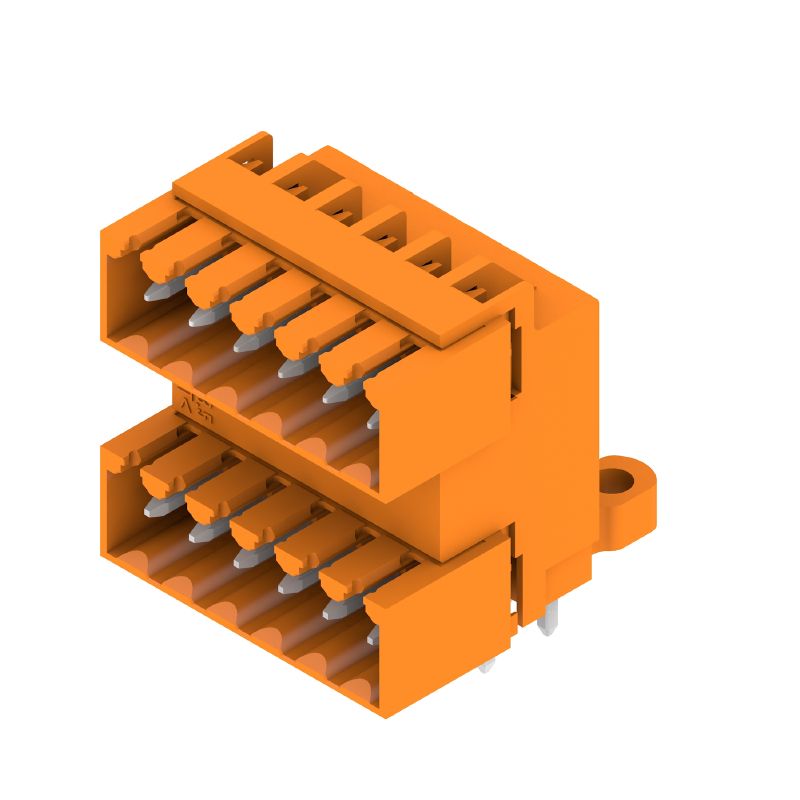 1633620000 - 12-Pole 3.50mm Angled PCB Header with THT Solder Pins  (Pack of 50)