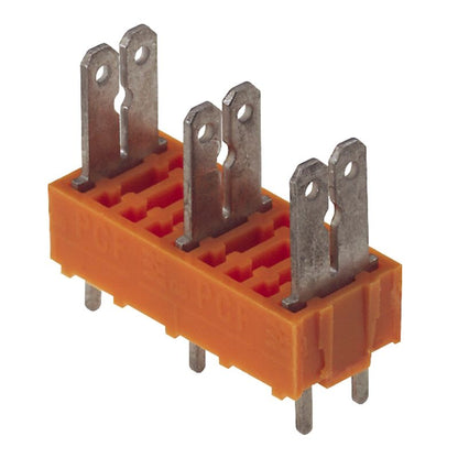 9500810000 - Orange 10mm PCB Terminal, 7 Poles, 3.5mm Pins  (Pack of 50)