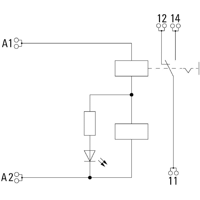 2576250000 - 24VAC Relay Module with Test Button & 10A Capacity  (Pack of 10)