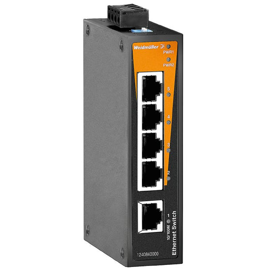 1240840000 - 5-Port Fast Ethernet Unmanaged Switch, IP30 Rated