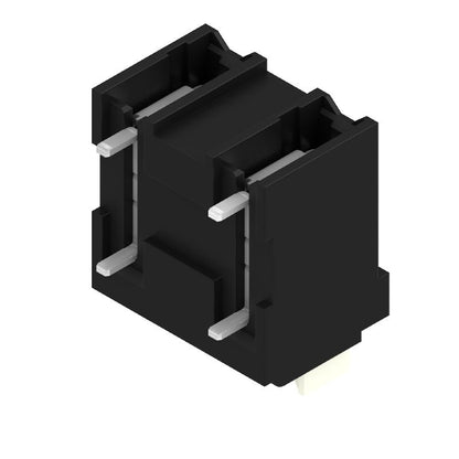 1869260000 - 7.62mm Black PCB Terminal with 90° Configuration and Push-In Mechanism  (Pack of 46)