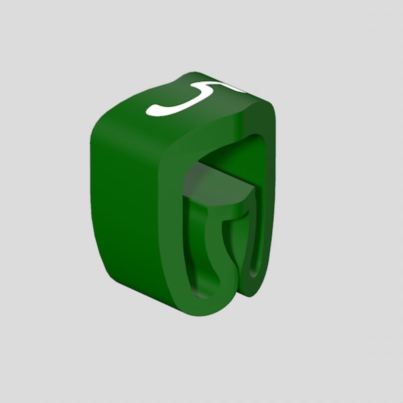 0572901517 - Green Soft PVC Product, -30 to 80 °C Temperature Range  (Pack of 10)