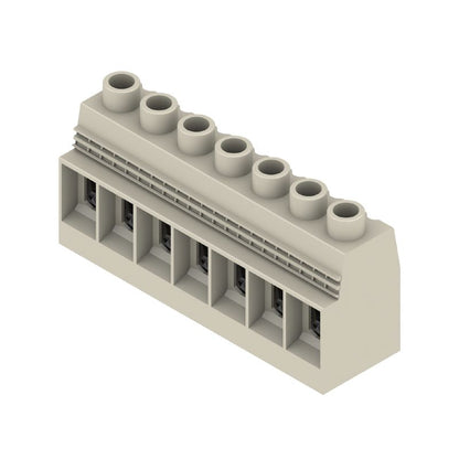 1386580000 - 15mm 7-Pole PCB Terminal, 90° Angle with Clamping Yoke  (Pack of 12)