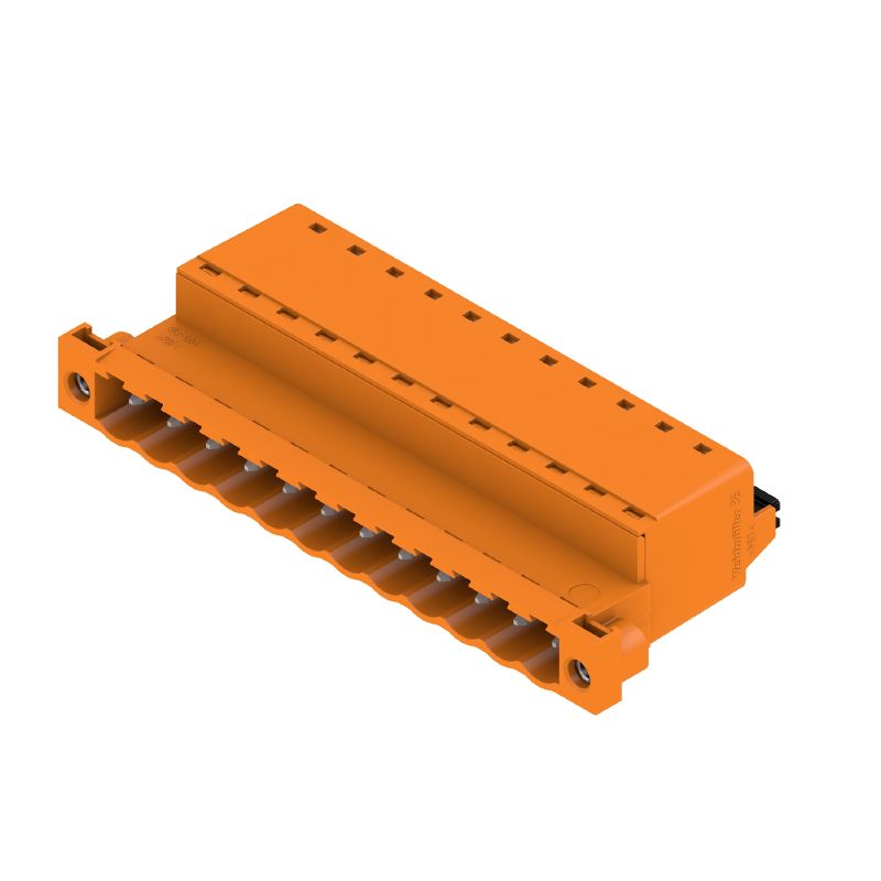 1335800000 - 12-Pole 5.08mm PCB Connector with PUSH IN 180° Angle  (Pack of 24)