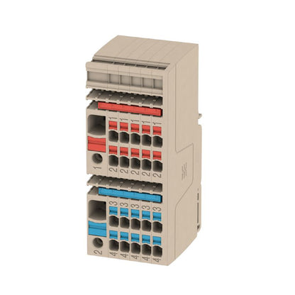 2506360000 - Compact 10mm² Dark Beige Distribution Terminal, 53.5mm Deep