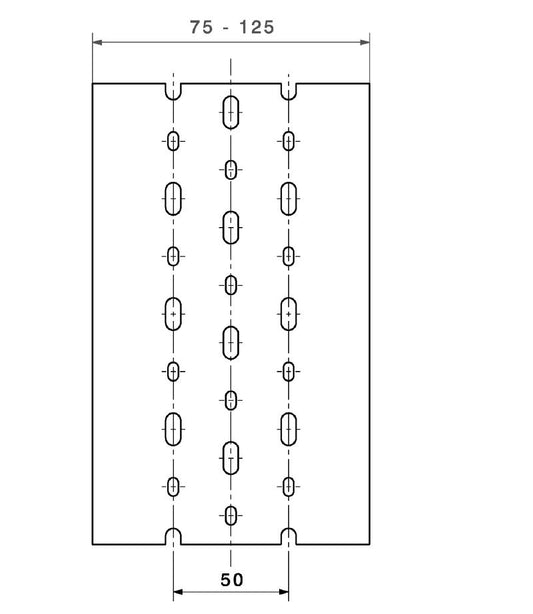 2590180000 - PVC Cable Duct 75mm x 75mm, 2000mm Length  (Pack of 16)