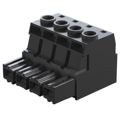 2695500000 - 10.16mm 4-Pole Female Plug PCB Connector with Clamping Yoke  (Pack of 28)