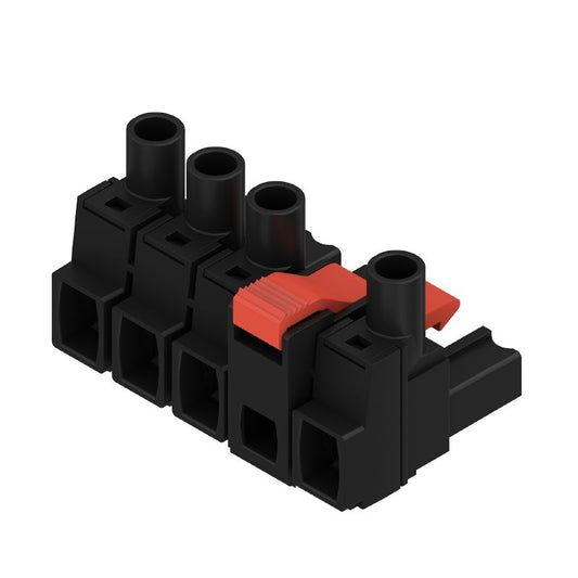 1081820000 - 7.62mm Female Plug Connector, 4 Poles with Clamping Yoke  (Pack of 40)