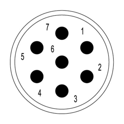 1170030000 - Durable 7-Pole Sensor/Actuator Connector, 20A, 300V
