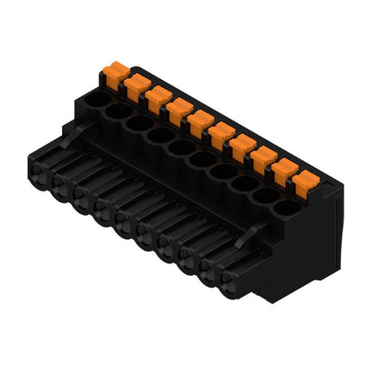 1000110001 - 5.08mm 10-Pole Female Plug Connector with 90° Connection  (Pack of 36)