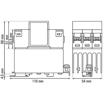 2986910000 - 20A Solid-State Relay, 600V AC Control Voltage 5-32V DC