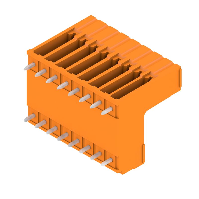 1034550000 - 16-Pole 3.81mm Male PCB Connector with 180° Elbow  (Pack of 50)