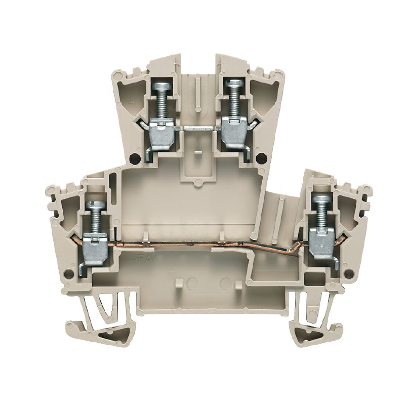 1041100000 - Dark Beige Multi-Tier Terminal for 2.5 mm² Wire Connections  (Pack of 100)