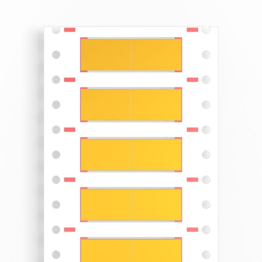 1962000000 - Yellow Cable Markers for 5.8-8mm Diameter, 25.4x16mm  (Pack of 4000)