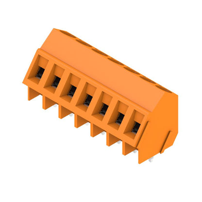 1845420000 - 5mm Pitch PCB Terminal, 7 Poles, Orange, 3.5mm Pins  (Pack of 50)