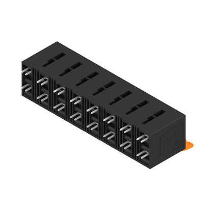 2491950000 - 90° Black PCB Terminal, 8 Poles, 5mm Solder Pin  (Pack of 10)