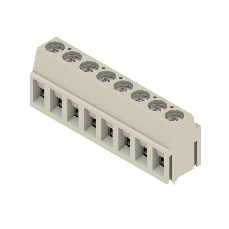 1913190000 - 5.00mm PCB Terminal Block, 8 Poles, 90° Angle  (Pack of 50)