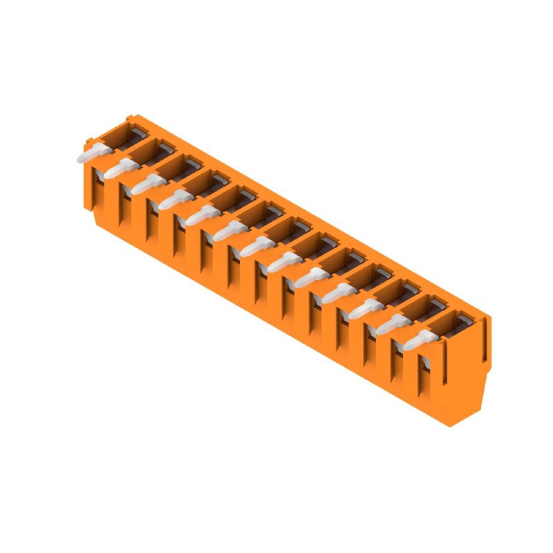 1234340000 - 5mm Pitch Orange PCB Terminal, 13 Poles, 180° Configuration  (Pack of 50)