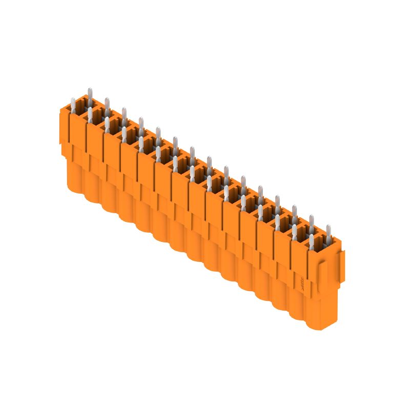 1682860000 - 15-Pole PCB Connector, 180° Angle, THT Solder, Orange Box  (Pack of 24)