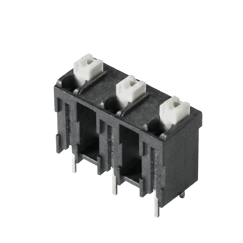 1826220000 - 7.62mm 3-Pole Black PCB Terminal with PUSH IN Connection  (Pack of 28)